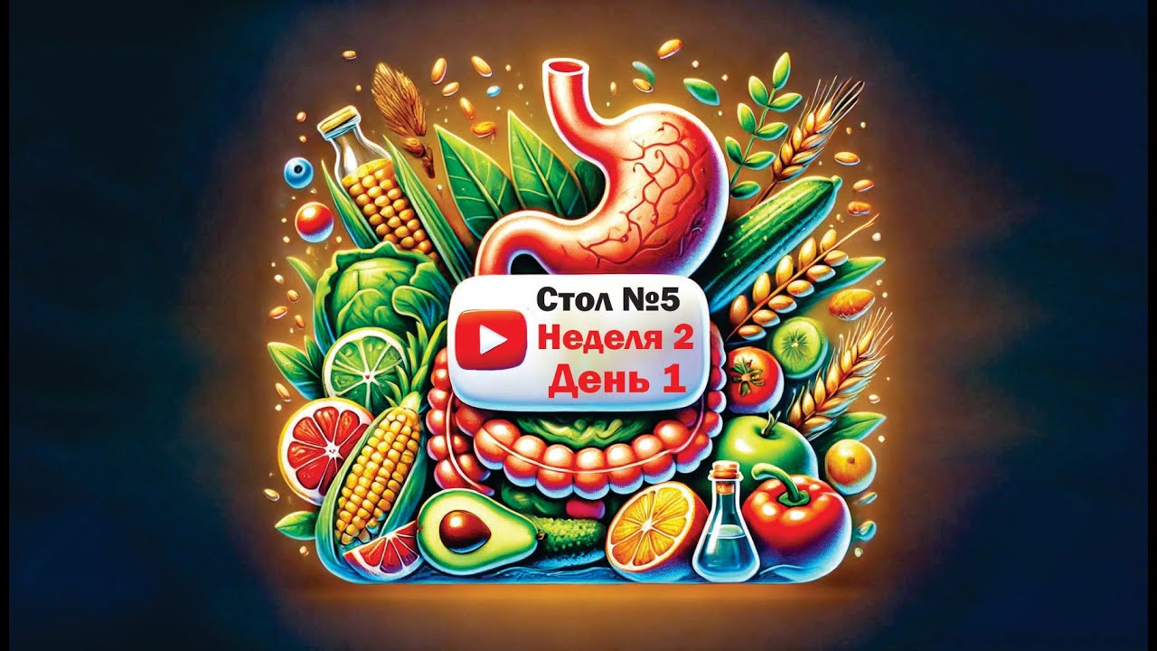 Стол №5. Примерное меню на неделю. Неделя 2 День 1