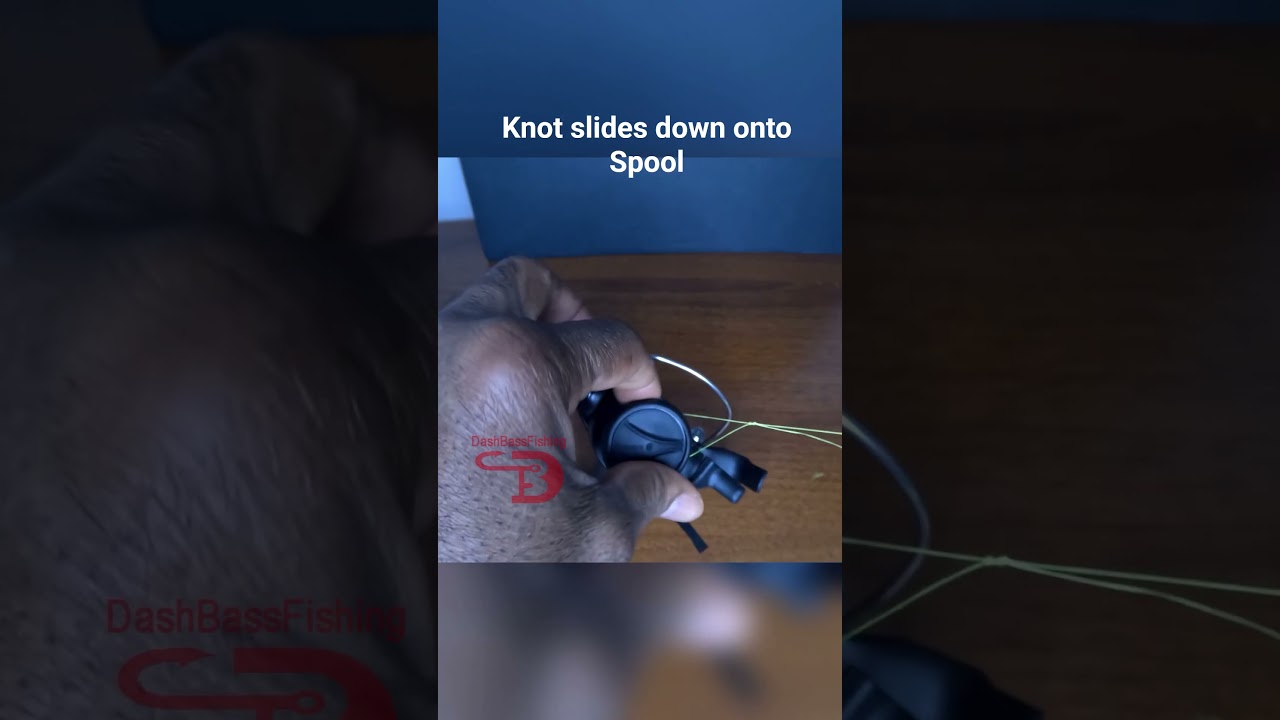Spinning Reel Spool Line Tie | Stop Line Slipping 