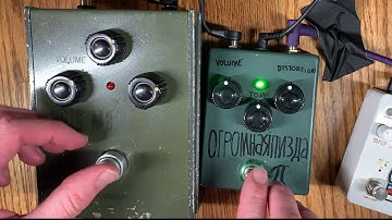 My Green Muff clone vs Tall Font Big Muff