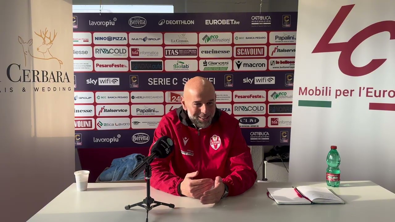 CONFERENZA STAMPA | Mister Stellone | Vis Pesaro - Arezzo