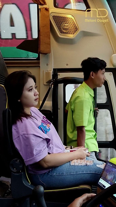 MELANI DAWET VIRAL‼️NAIK BUS BARENG CAK IKIN