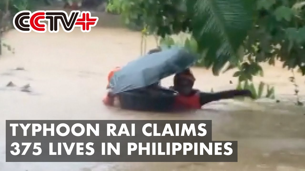 Typhoon Rai Claims 375 Lives in Philippines - YouTube