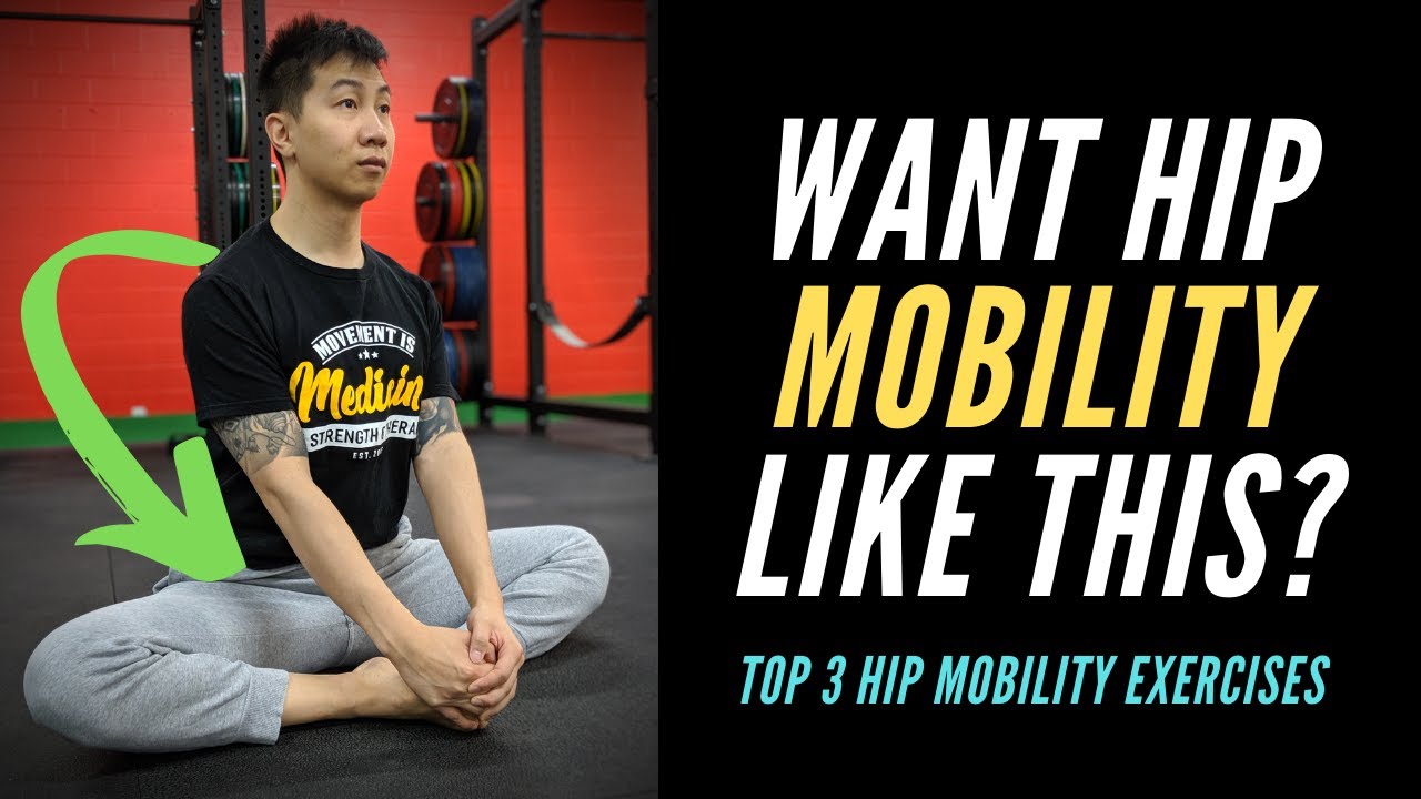 Top 3 Hip Mobility Exercises (MUST DO STRETCHES!)