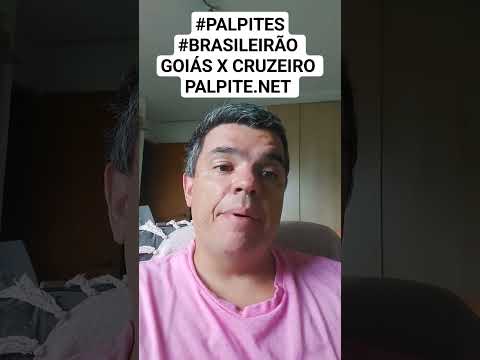 #PALPITES #BRASILEIRÃO GOIÁS X CRUZEIRO PALPITE.NET