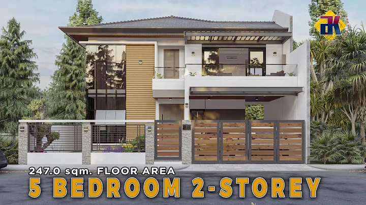 5 Bedroom 2 Storey HOUSE DESIGN | 247 sqm. | Exterior & Interior Animation - DayDayNews