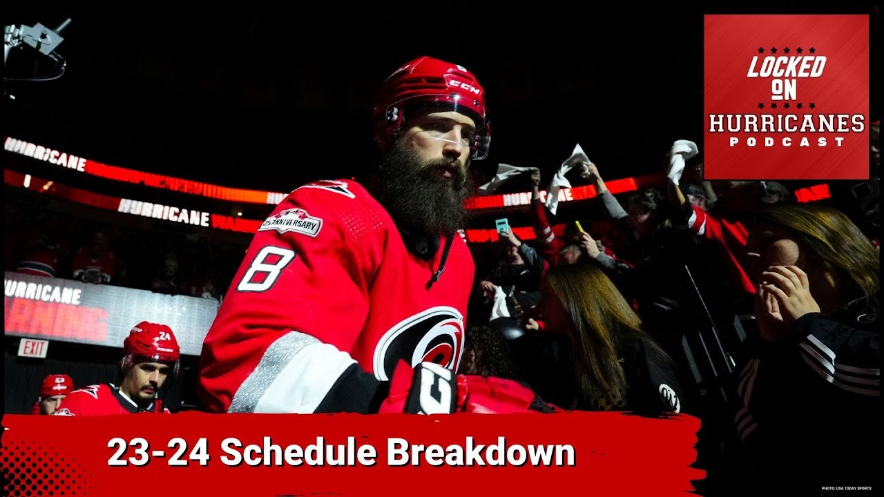 Breaking down the Carolina Hurricanes 20232024 schedule YouTube