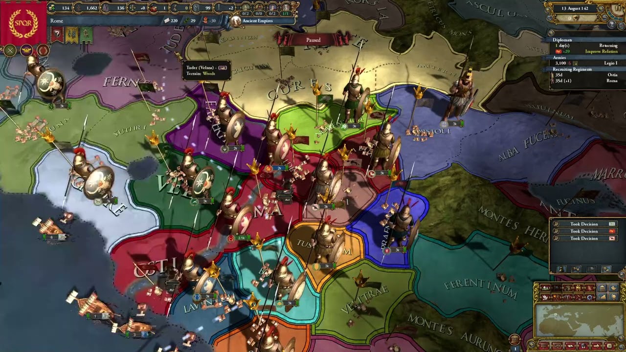 EUIV - Imperium Universalis - Rome EP1 - YouTube