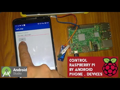 Raspberry Pi Control Servo Motor By Android Smartphone over wifi | Android  Studio - YouTube