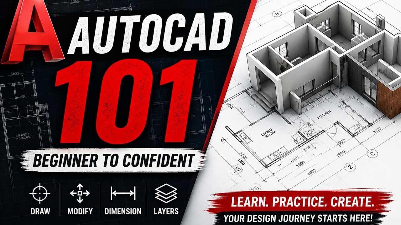 AUTOCAD 101 - YouTube