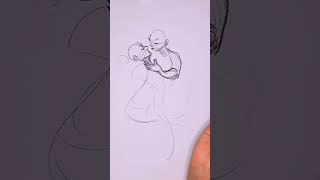Gesture drawing 🌸✨ charcoal sketch