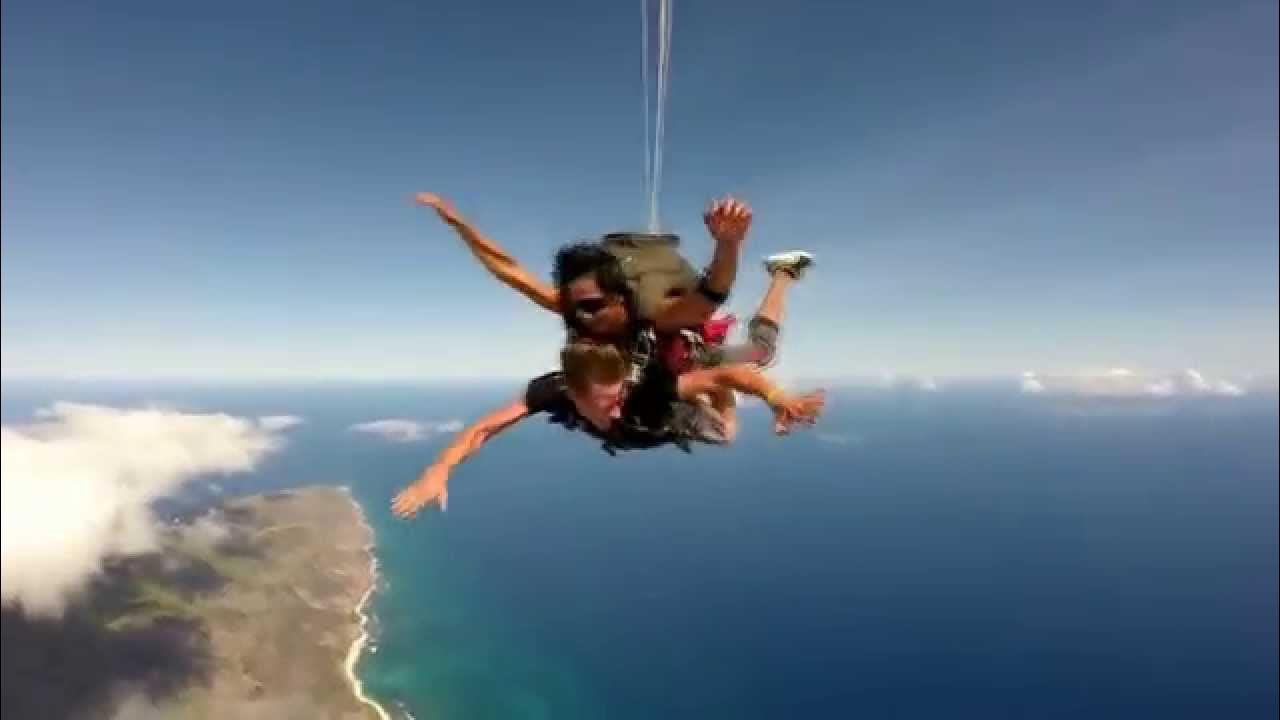 Skydiving in Hawaii! - YouTube