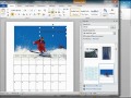 How to make a Calendar using Microsoft word 2010