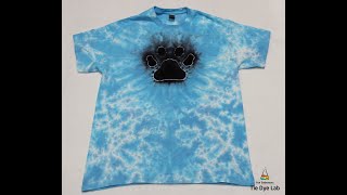 Tie Dye Dog Paw Print Shirt