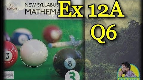 Q6 || Ex 12A || D3 || Area and Volume of Similar Figures and Solids