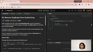 LeetCode 26 | Remove Duplicates from Sorted Array | Easy C++ Explanation
