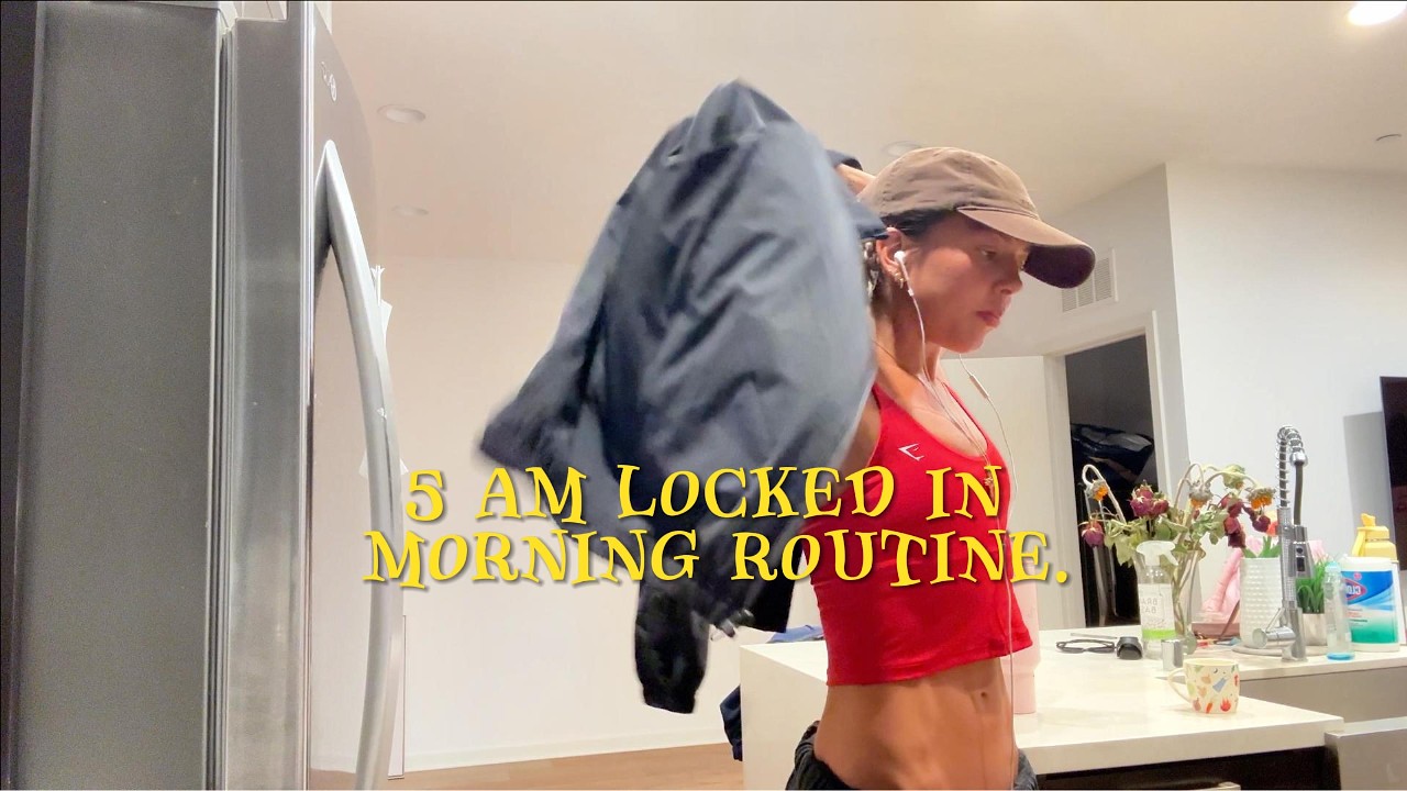 Lock In Morning Routine 5 am locked in gym morning routine | to stay lean & feel my best - YouTube