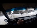 winter drift Volvo 940