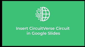 CircuitVerse Google Slides Add On