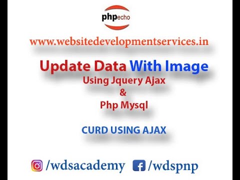Update Data Using Jquery Ajax and Php Mysql | Jquery Ajax Tutorial ...