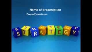 Business Strategy Education PowerPoint Template by PoweredTemplate.com