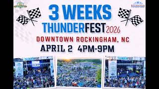 Eli Young Band, NASCAR, Vendors, Pre-Race Celebration ⚡️ThunderFest 2026 ⚡️📍Rockingham, NC 4/2/26