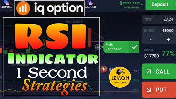 IQ Option RSI indicator New Strategies with 5sec Candlestick in Tamil