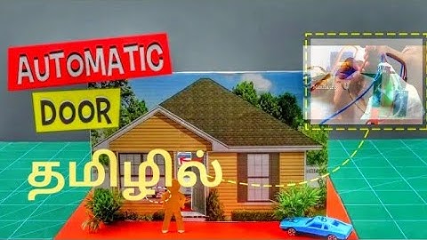 Make Automatic Door Opening and Closing System using ultrasonic sensor & Servo Motor || minnatro