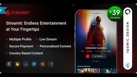 How to Develop a Streaming Flutter Mobile App like Netflix | Step-by-Step | Streamit Script Guide