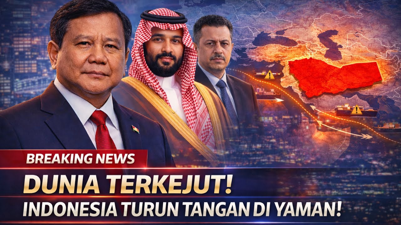 DUNIA TERKEJUT! Indonesia Akhirnya Turun Tangan di Konflik Yaman! 🔥