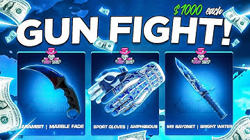 $1000 EACH PROFIT ON GUNFIGHT ! l DADDYSKINS PROMO CODE l DADDYSKINS CASE OPENING l