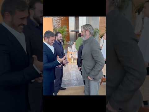 فيديو جديد لقاء العمالقة القيصر كاظم الساهر و مادس ميكلسن من عرض أزياء زينيا في دبي ٢٠٢٥