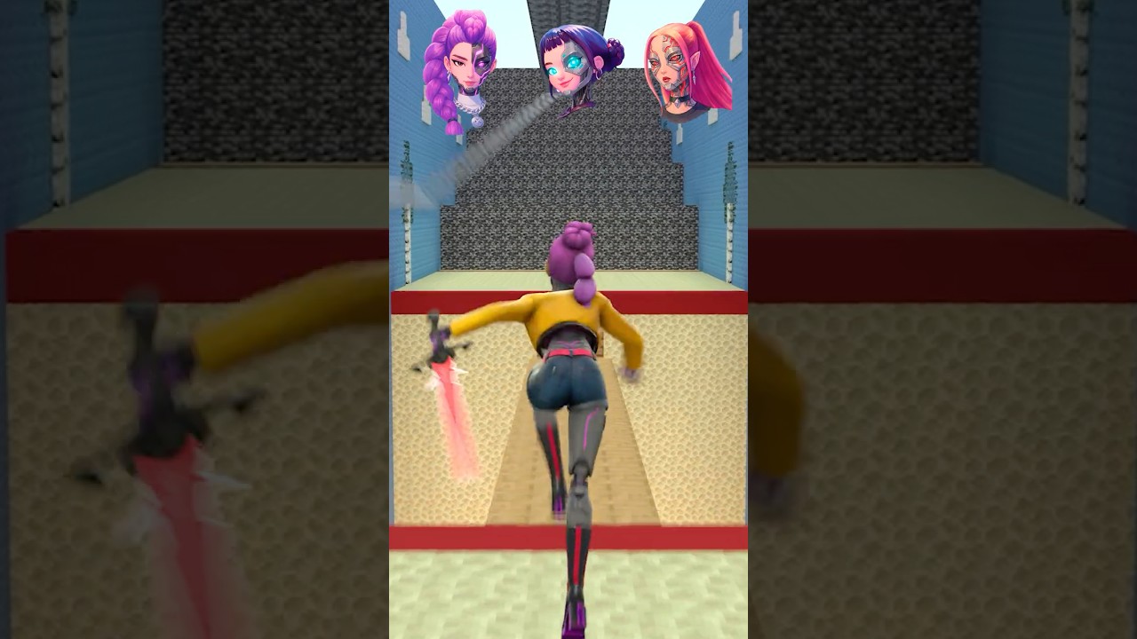 Kpop Demon Hunters Robots vs Jump Rope Challenge 