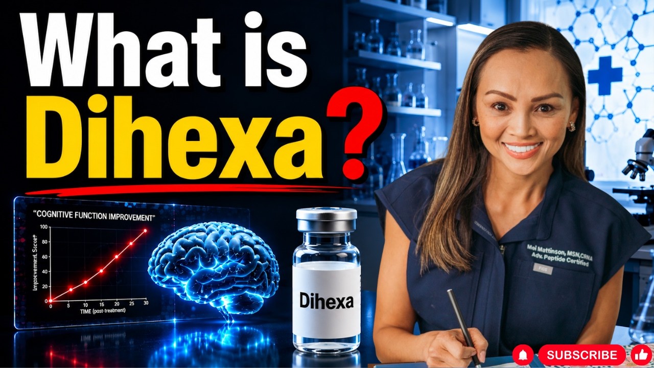 science.bio dihexa DIHEXA is changing the conversation around cognitive optimization. This is  one of PA Tammy's many, many favorite peptides! And for good reason 😉  Unlike options that can leave you feeling jittery or main image 1