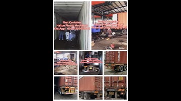 Four container injection molding machines export to Middle East