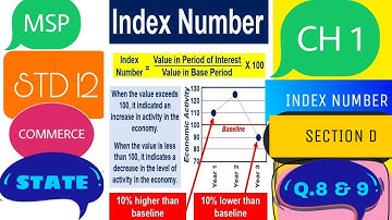 Std 12||COMMERCE||STATE||CH 1||Index Number||Section D|Q.8 & Q.9||LEC 15
