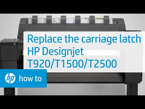 Video: How To Replace The Carriage In A Printer