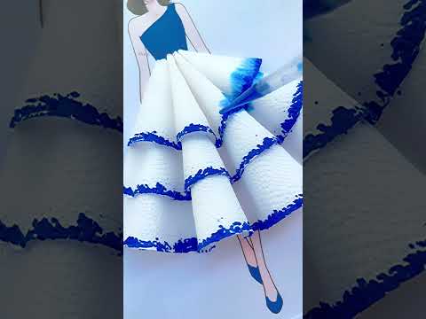 Dress Design Shorts ArtSatisfying Youtubeshorts