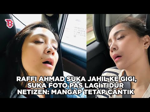 11 Gaya Nagita Slavina saat tidur ini dipuji, tetap terlihat cantik meski mangap
