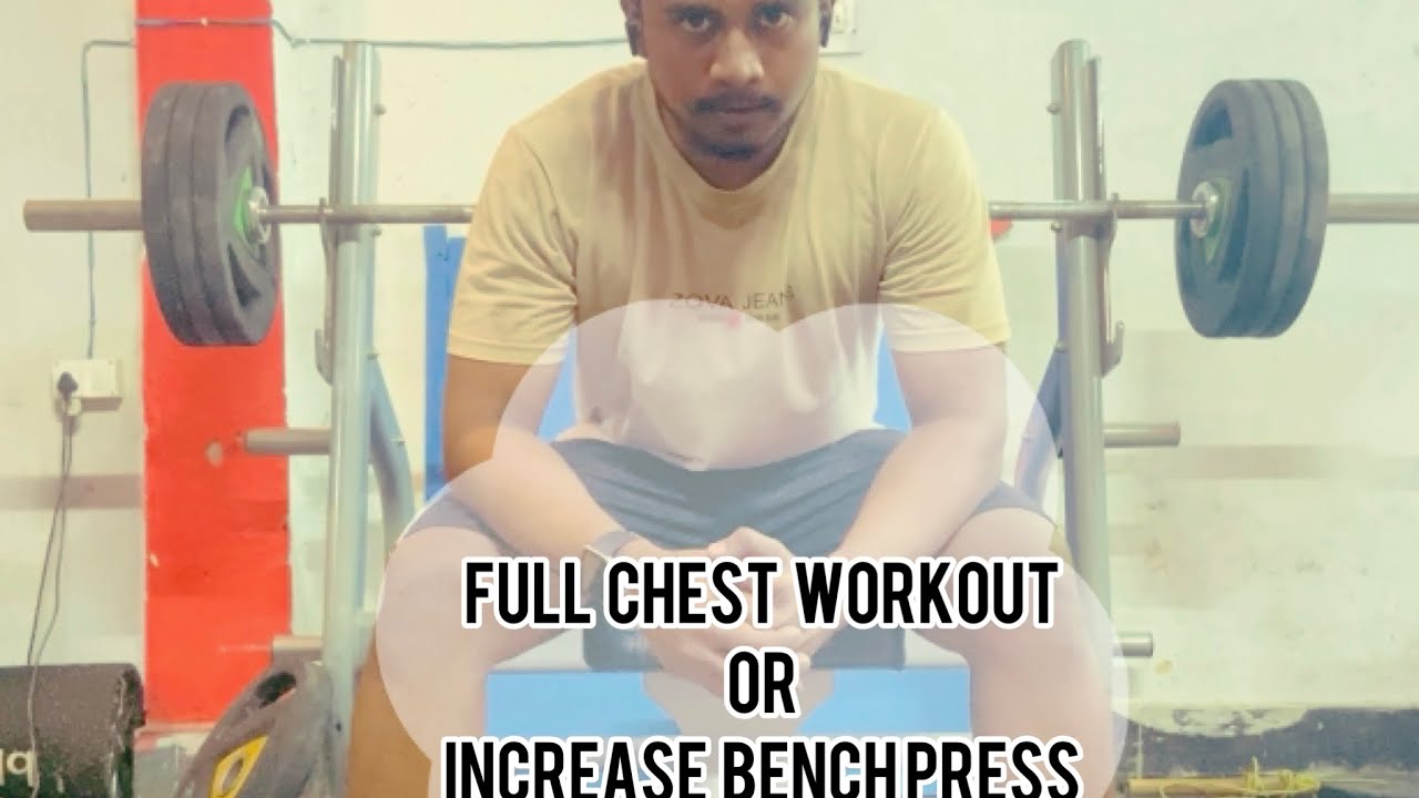 Powerlifting chest workout for increase your bench 80 to 100 kg