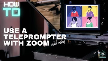 How to Use a Teleprompter with Zoom (and why)