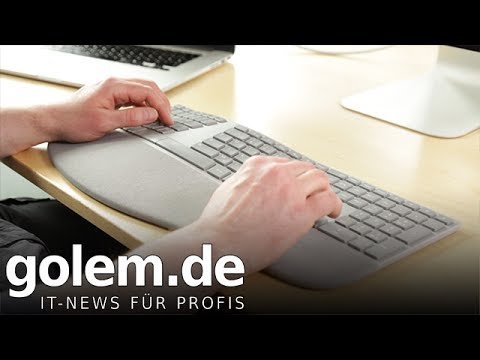 Surface Ergonomische Tastatur - Test