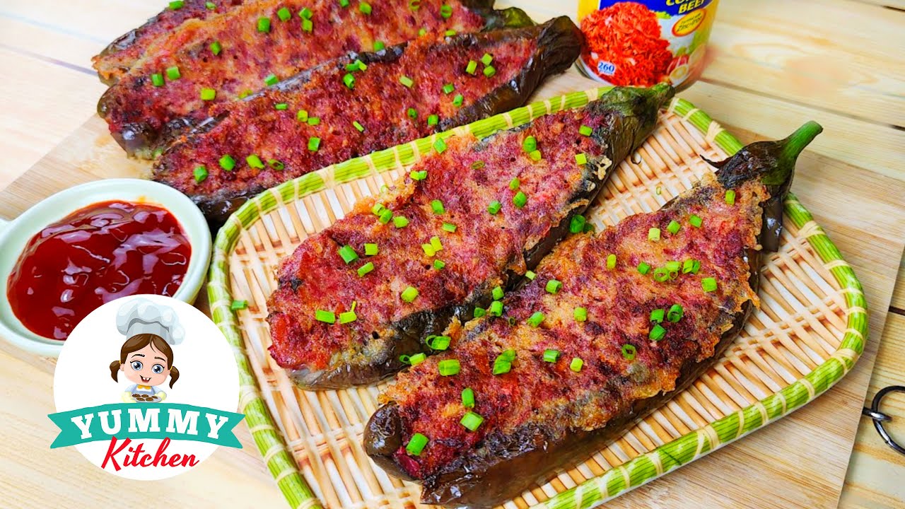 Eggplant omelette with corned beef YouTube