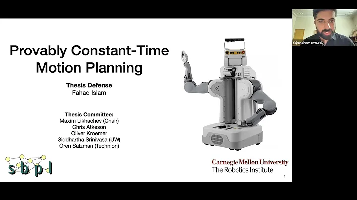Provably Constant Time Motion Planning (CTMP) (PhD Thesis Defense Talk)