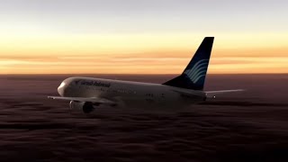 Garuda Indonesia Flight-200- Crash Animation