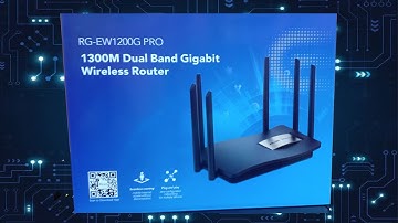 Part 1 | RUIJIE RG-EW1200G Pro Unboxing, Reviews and Test