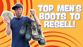 Top Men's Boots To Resell On Ebay For A Profit! Work, Military & Hiking!