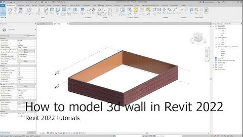 how to model 3d wall in Revit 2022
