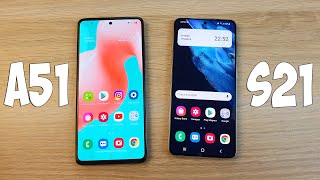 картинка: SAMSUNG GALAXY A51 VS GALAXY S21 - ЗА ЧТО МЫ ПЕРЕПЛАЧИВАЕМ? ПОЛНОЕ СРАВНЕНИЕ!
