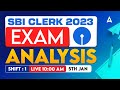 SBI Clerk Analysis 2023 (5th Jan 2024, Shift 1) | SBI Clerk Exam Analysis 2023 & Expected Cut Off image