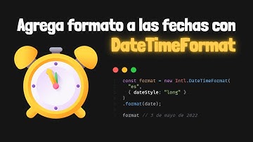 Agrega formato a las fechas con DateTimeFormat